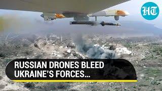 Putin’s Drones Decimate Ukrainian Positions As Russia Takes Key Town Near Avdiivka  Watch