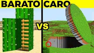 BASE de $1 VS BASE de $1.000.000 en Minecraft