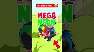TRADING MEGA NEON  STINKY ? IN ADOPT ME ROBLOX #shorts