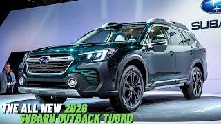 Finally The All New 2026 Subaru Outback Turbo Officially Revealed  Full Review And First Look