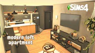 Modern Loft Apartment  1312 21 Chic Street  Stop Motion Build  The Sims 4  No CC