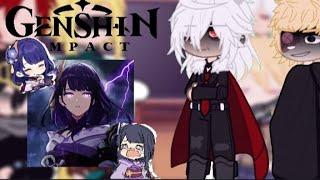 MHA PRO HERO +VILLAIN React to FYn as RAIDEN SHOGUN  By •Erena_Chan®© No Part 2