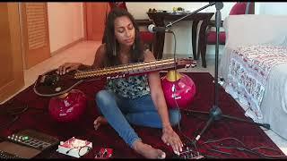 Little girl - Abi Sampa Live Veena loop jam