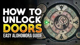 Hogwarts Legacy - How To Unlock Doors Easy - Level 1 2 and 3 Lockpick Alohomora Guide