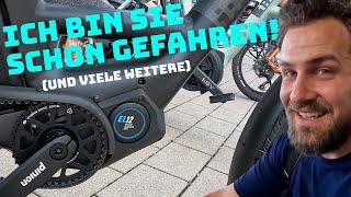 I ride the FUTURE of E-BIKE MOTORS Pinion MGU Bosch SX Cyclee Valeo at the Eurobike 2023