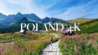 POLAND 4K Ultra HD 60fps HDR  Scenic relaxation film with Calming music for stress relief