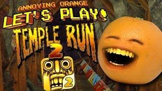 Annoying Orange Lets Play Temple Run 2