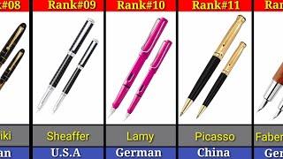 Best Fountain Pen Brands From Different Countries.