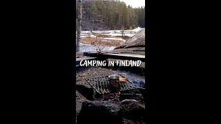 Hiking & Camping in Finland   #shorts