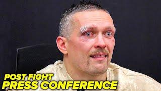 Oleksandr Usyks EMOTIONAL Full Post Fight Press Conference vs Tyson Fury • Fury vs Usyk