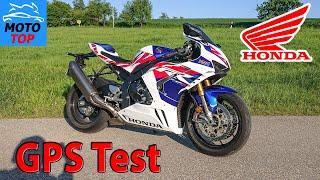 Honda CBR1000RR-R SP 2021 - GPS Test - ACCELERATION  ROLL ON  TOPSPEED