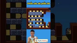 Apple Worm 58 - Thử thách chơi game Chấn sâu đù #funny #savethedog #games #tiktok