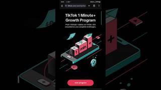 1 minute growth program tiktok #shorts