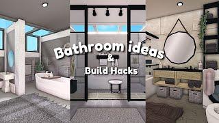 BLOXBURG Bathroom ideas and Build Hacks