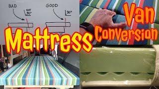 Van conversion MATTRESS how to cut and tips EASY