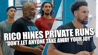 Rico Hines Private Runs featuring Klay Thompson Kevin Porter Jr. Derrick Jones Jr. & MORE