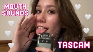 ASMR  ear-to-ear mouth sounds with tascam