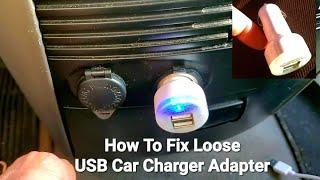 How To Fix USB Car Charger Adapter Loose Or Not Working