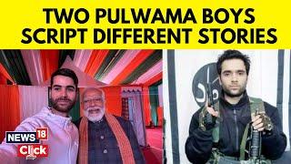 Kashmir News  Pulwama  Two Pulwama Boys Script Different Stories  Terrorism  PM Modi  N18V