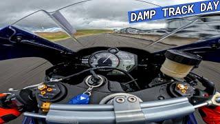 Damp Track Day at ThunderHill West  Yamaha R6 POV GoPro 11