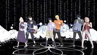 MMD NARUTO Follow the Leader HINATA*SAKURA*INO*NARUTO*SAI*SASUKE*INOJIN*HIMAWARI*BORUTO* SARADA