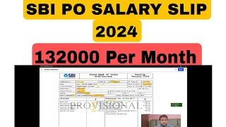 My SBI PO Salary Slip 2024  ₹132000 per month  Bank PO Salary  हिंदी में #sbiposalary