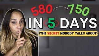 The Secret To Increase Your Credit Score By 100 Points In 5 days Boost Your Credit Score Fast 