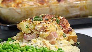 LOADED Creamy CHEESE Bacon TWICE Baked Potato Casserole