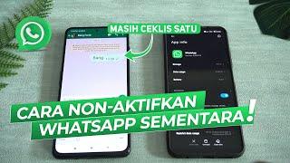 BIAR GAK DIGANGGU Cara Menonaktifkan WhatsApp Untuk Sementara Tanpa Mematikan Handphone