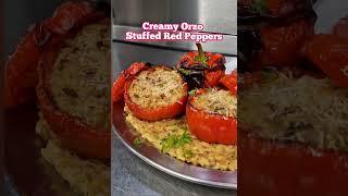 ORZO STUFFED PEPPERS #chefarchiepie