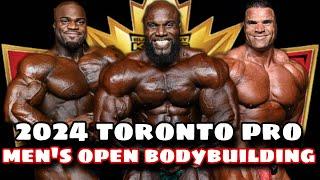 Toronto Pro 2024 Mens Open Bodybuilding  Results & Scorecard