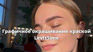 Графичное окрашивание краской LevisSime. Поэтапная видеоинструкция