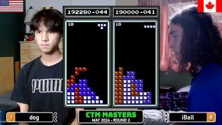 SHOCKING THE WORLD Dog iBall  May 24 Rd 2  Classic Tetris Monthly Masters