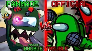 FNF Vs Impostor V5 - Double Trouble Official Vs Fanmade fanmade restored vs impostor trouble