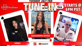 ALEXANDRA BOTEZ CASH GAME $10k BUY IN LIVE AT THE COMMERCE PRESENTED BY GGPOKER AND BALLY LIVE POKER