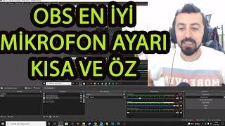 OBS EN İYİ MİKROFON SES AYARLAMA