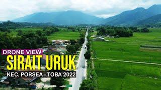 DRONE VIEW DESA SIRAIT URUK KECAMATAN PORSEA KABUPATEN TOBA 2022 PROVINSI SUMATERA UTARA