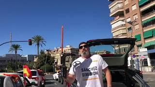 Así saca la motosierra UN MURCIANO ENCABRONAO en la manifestación de VOX en MURCIA