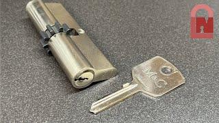 M&C Basic Euro Cylinder Lock Picked