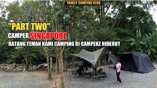 CAMPING TRIP PART 2  KAMI SETUP TERPALING MEMUASKAN KALI NI  CAMPERZ HIDEOUT CANTEK TAPI SAYANG..