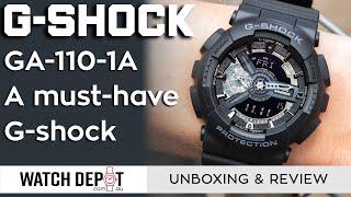 An Iconic G-Shock the GA110-1B  Unboxing & Quick Look