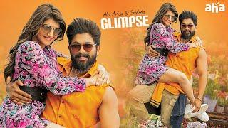 Allu Arjun & Sreeleela Special Glimpse  Aha Puram  Sreeleela Birthday Special Video  Movie Blends