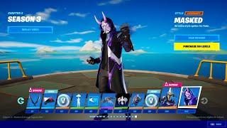 Full Fortnite Chapter 2 Season 3 Battle Pass Overview All Battle Pass Rewards Fortnite Season 13