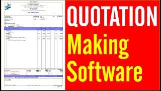 Quotation Making Billing Software  EBase EazyBilling & Accounting Software