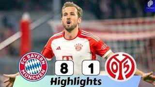 Bayern Munich Vs Mainz 8-1  All Goals & Highlights  Bundesliga 202324