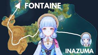 Ayaka Goes to Fontaine No Teleport