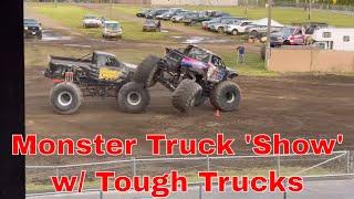 Monster truck show 2024 Lynden Washington Fairgrounds with Tough Trucks Racing