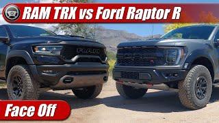 Face Off RAM 1500 TRX vs Ford F150 Raptor R