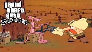 GTA San Andreas  Pink Panther Version intro screen