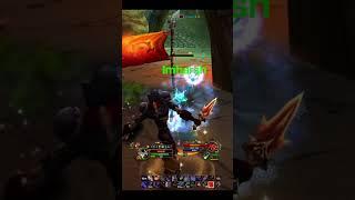 Rogue defends flag against 3 ally WSG #wowclassic #worldofwarcraft #gaming #gameplay #shorts #pvp